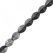 Czech Pinch beads Perlen 5x3mm Jet chrome 23980/27401